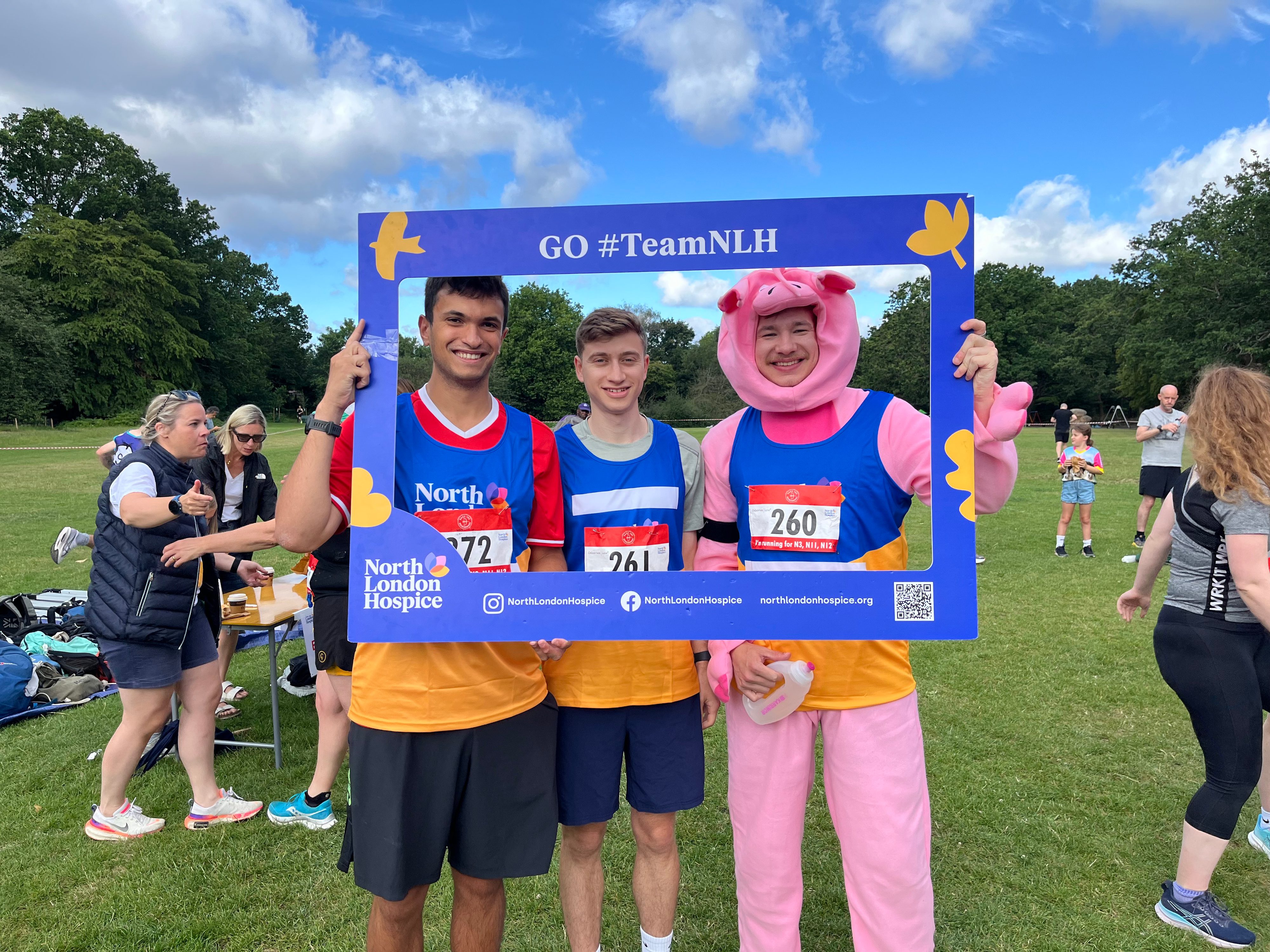 A race to the finish for our neighbours