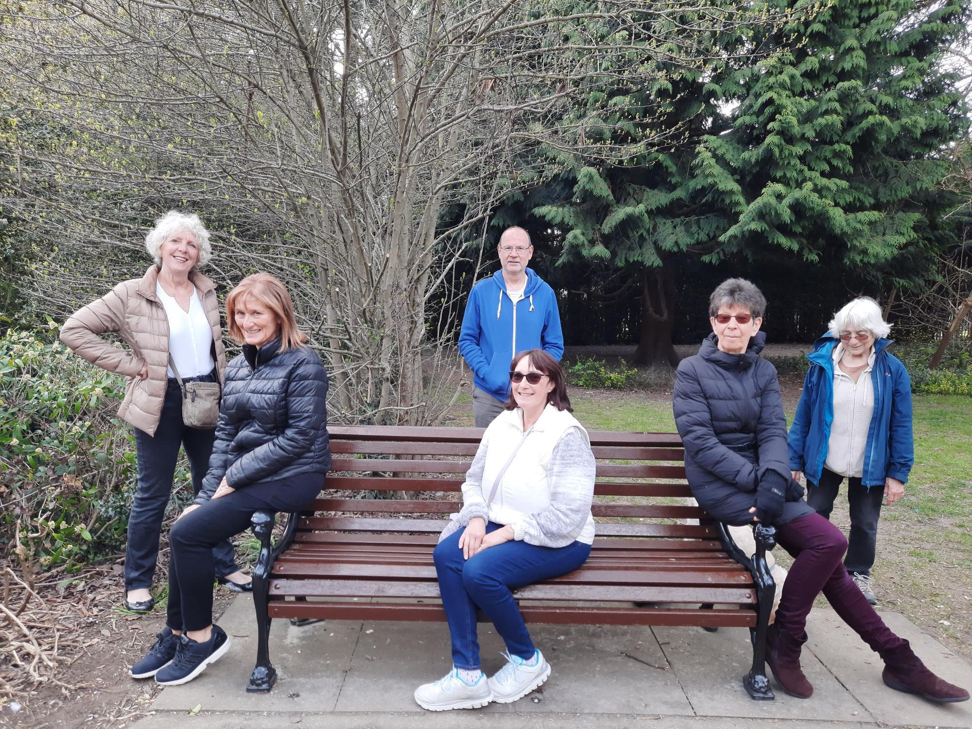 Taking one step at a time with our walk and talk bereavement group